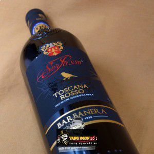 Rượu Vang Ý Ser Passo Toscana Rosso Barbanera uống ngon bn4