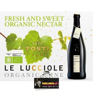Rượu Vang Ý Tosti 1820 Le Luccione Moscato DAsti Organic cao cấp bn3