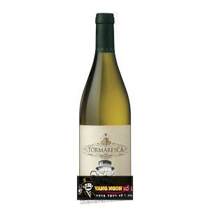 Rượu Vang Ý Tormaresca Chardonnay Puglia IGT uống ngon bn1
