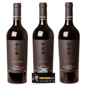 Rượu Vang Ý Luccarelli Rosso Puglia uống ngon bn3