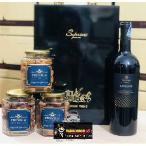 Rượu Vang Ý Lingone Negroamaro cao cấp bn1