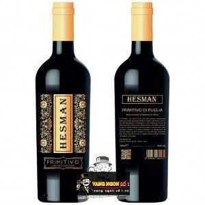 Rượu Vang Hesman Primitivo Limited Edition cao cấp bn1