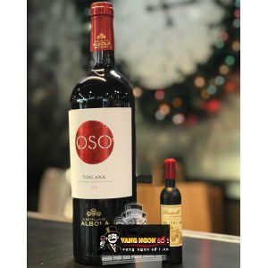 Rượu Vang Castello DAlbola OSO Toscana thượng hạng bn3