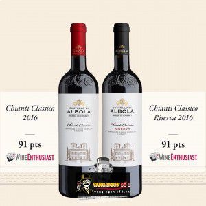 Rượu Vang Castello DAlbola Chianti Classico cao cấp bn4