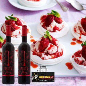 Rượu vang ngọt Rosso Nobile Cherry Vị Cherry uống ngon bn2