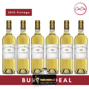 Vang Pháp Carmes De Rieussec Sauternes AOP thượng hạng bn1