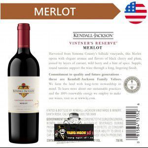Rượu Vang Kendall Jackson Vintners Reserve Red uống ngon bn2