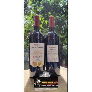 Vang Pháp Chateau Le Pin Dambert Bordeaux 15 Độ uống ngon bn1