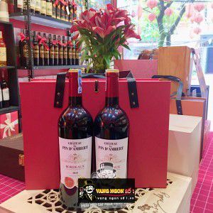 Vang Pháp Chateau Le Pin Dambert Bordeaux 15 Độ uống ngon bn3