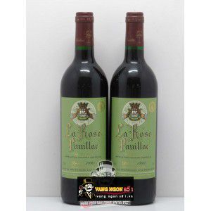 Rượu Vang Pháp La Rose Pauillac Pauillac thượng hạng bn2