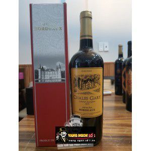 Rượu Vang Pháp Chales Gary Bordeaux uống ngon bn1
