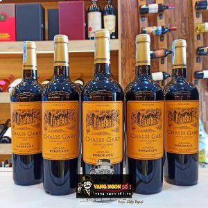 Rượu Vang Pháp Chales Gary Bordeaux uống ngon