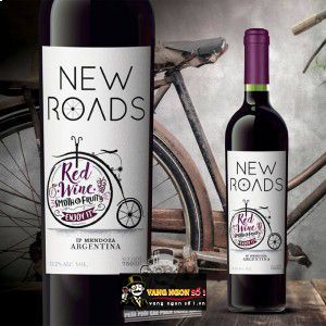 Rượu Vang Argentina New Roads Red Wine (Vang xe Đạp) bn3