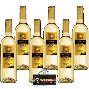 Vang Ngọt Trắng Espiritu De Chile Semi Sweet Sauvignon Blanc uống ngon bn1