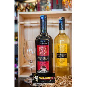 Vang Ngọt Trắng Espiritu De Chile Semi Sweet Sauvignon Blanc uống ngon bn2