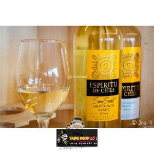 Vang Ngọt Trắng Espiritu De Chile Semi Sweet Sauvignon Blanc uống ngon bn3