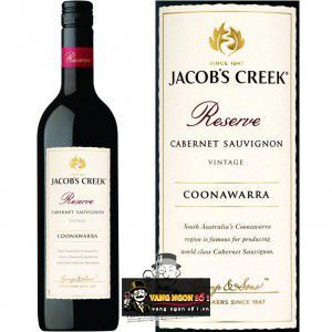 Rượu vang Jacobs Creek Reserve Cabernet Sauvignon uống ngon bn1