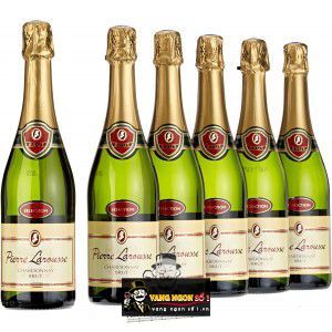 Rượu Vang Nổ Pierre Larousse blanc de blancs Brut uống ngon bn2