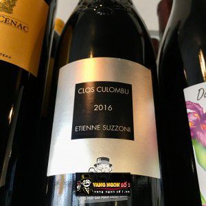 Vang Pháp Clos Culombu Etienne Suzzoni Rouge thượng hạng bn3