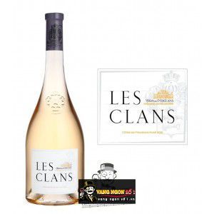 Vang Pháp Les Clans Rose Chateau d Esclans cao cấp bn1