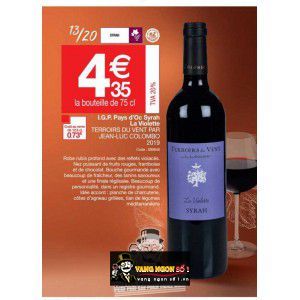 Vang Pháp Jean Luc Colombo La Violette Syrah uống ngon bn1
