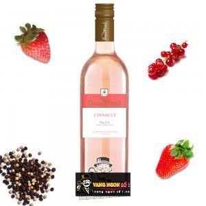 Vang Pháp Louis Pinel Rose Cinsault uống ngon bn1