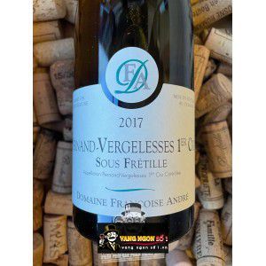 Vang Pháp Pernand Vergelesses Sous Fretille Domaine Francoise Andre thượng hạng bn2