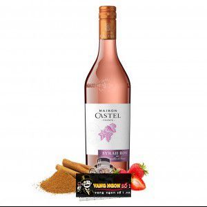Vang Pháp Maison Castel Syrah Rose uống ngon bn1