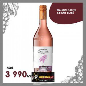Vang Pháp Maison Castel Syrah Rose uống ngon bn3