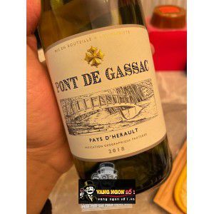 Vang Pháp Pont de Gassac Blanc thượng hạng bn1
