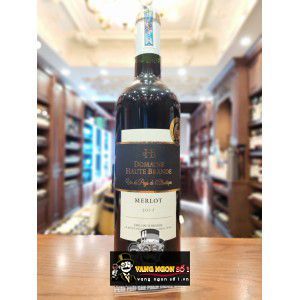 Vang Pháp Domaine Haute Brande Merlot uống ngon bn1