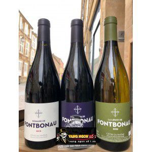 Vang Pháp Les Chaux de Fontbonau Cotes du Rhone thượng hạng bn1