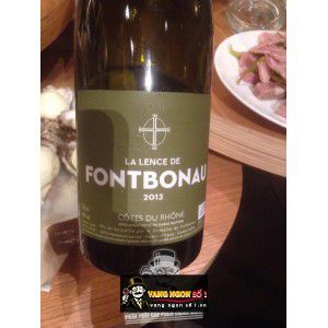 Vang Pháp La Lence de Fontbonau Cotes du Rhone cao cấp bn2
