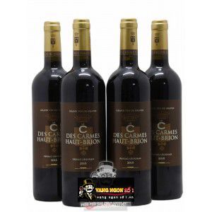 Vang Pháp Le C des Carmes Haut Brion uống ngon bn1