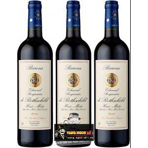 Vang Pháp Barons Edmond Benjamin de Rothschild thượng hạng bn1