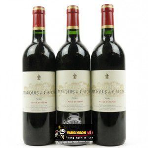Vang Pháp Marquis de Calon Saint Estephe cao cấp bn1