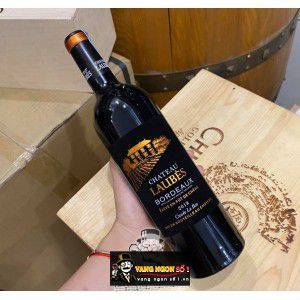 Rượu Vang Chateau LAUBES Mác Nhung uống ngon bn1