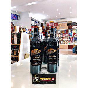 Rượu Vang Chateau LAUBES Mác Nhung uống ngon bn2