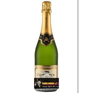 Vang nổ Pháp Chevalier Blanc de Blancs Brut uống ngon