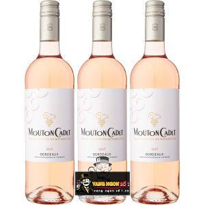 Vang Pháp Mouton Cadet Rose Bordeaux uống ngon bn1