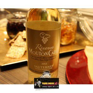 Vang Pháp Mouton Cadet Reserve Sauternes thượng hạng bn1
