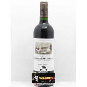 Vang Pháp Chateau Lamothe Bergeron Haut Medoc uống ngon bn2