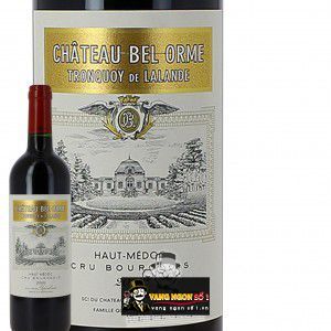 Vang Pháp Chateau Bel Orme Tronquoy De Lalande Cru Bourgeois uống ngon bn3