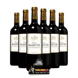 Vang Pháp Chateau Badette Saint Emilion Grand Cru 94 điểm uống ngon