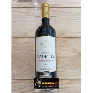 Vang Pháp Chateau Badette Saint Emilion Grand Cru 94 điểm uống ngon bn2