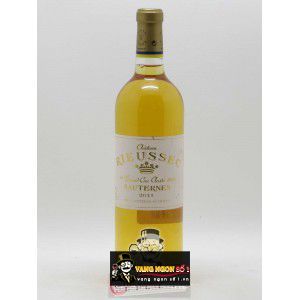 Vang Pháp Chateau Rieussec Sauternes Premier Grand Cru Classes cao cấp bn3