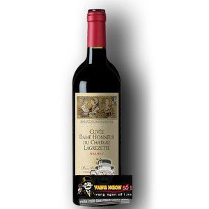 Vang Pháp Chateau Lagrezette Cuvee Dame Honneur cao cấp