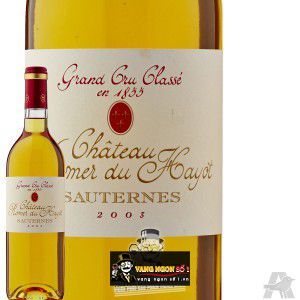 Vang Pháp Chateau Romer Sauternes Grand Cru Classe thượng hạng bn1