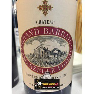 Vang Pháp Chateau Grand Barrail Lamarzelle Saint Emilion Gran Cru thượng hạng bn2
