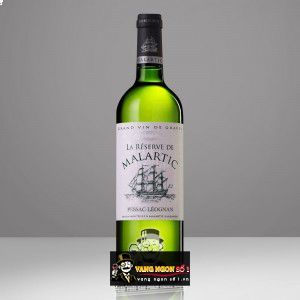 Vang Pháp La Reserve de Malartic Blanc Pessac Leognan thượng hạng